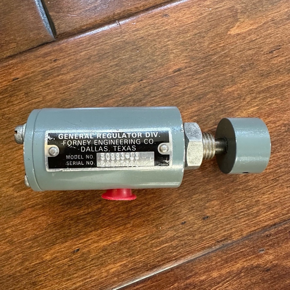 New Forney Engineering | Air Pneumatic Momentary TAC On/Off Valve | Panel Mount
